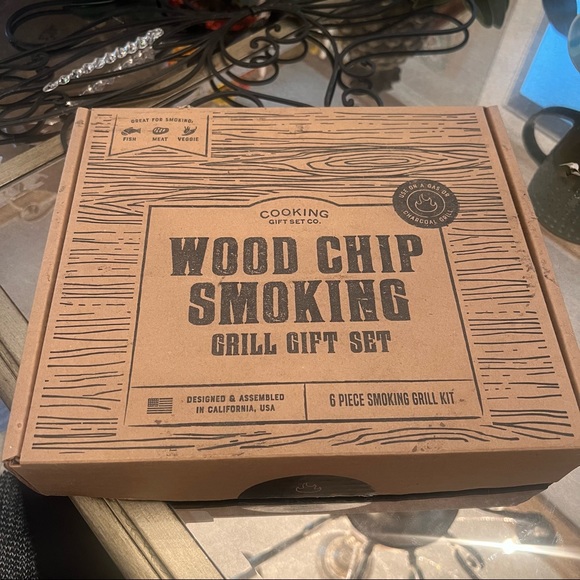 Kitchen Wood Chip Smoking Barbeque Grill Gift Set Fathers Day Poshmark